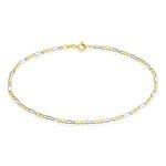 Bracelet Maille Cameo Or Bicolore - Bracelets cha&icirc;ne Femme | Histoire d&rsquo;Or