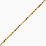Bracelet Nuange Argent Dor&eacute; A L'Or 750/1000 - Bijoux sans pierre Femme | Histoire d&rsquo;Or
