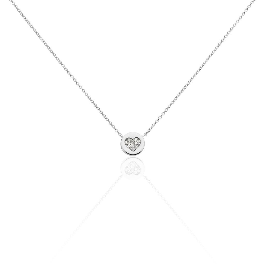 Collier Argent Chaker Oxydes De Zirconium - Colliers fantaisie Femme | Histoire d’Or