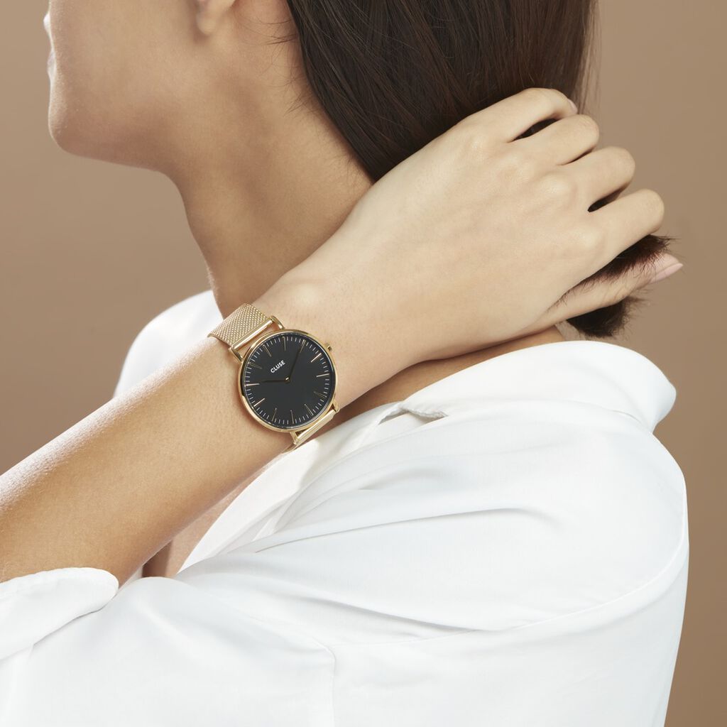 Montre Cluse Boho Chic Noir - Montres Femme | Histoire d’Or