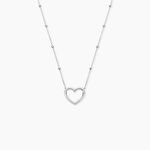 Collier Argent Blanc Gyoso - Colliers fantaisie Femme | Histoire d&rsquo;Or