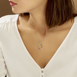 Collier Magda Argent Blanc - Colliers fantaisie Femme | Histoire d’Or