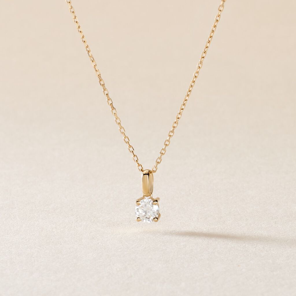 Pendentif One Or Jaune Diamant - Pendentifs Femme | Histoire d&rsquo;Or