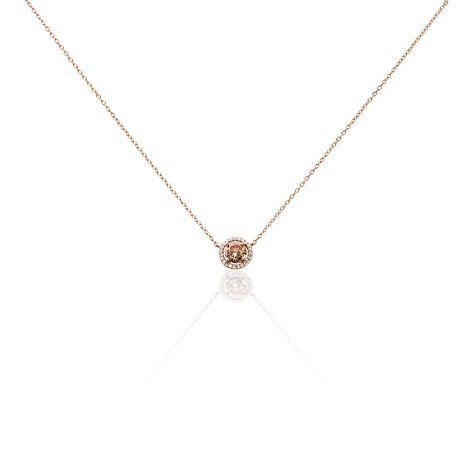 Collier Rio Copacabana Argent Rose Oxyde De Zirconium - Colliers fantaisie Femme | Histoire d’Or