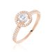 Bague Stelila Or Rose Oxyde De Zirconium - Bagues solitaires Femme | Histoire d’Or