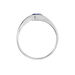 Bague Camilia Or Blanc Saphir - Bagues solitaires Femme | Histoire d’Or