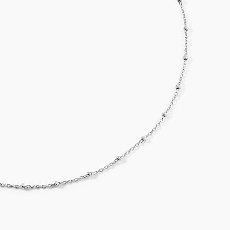 Chaine Kathi Argent Blanc - Chaines Femme | Histoire d’Or
