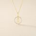 Pendentif Gabe Or Jaune Oxyde De Zirconium