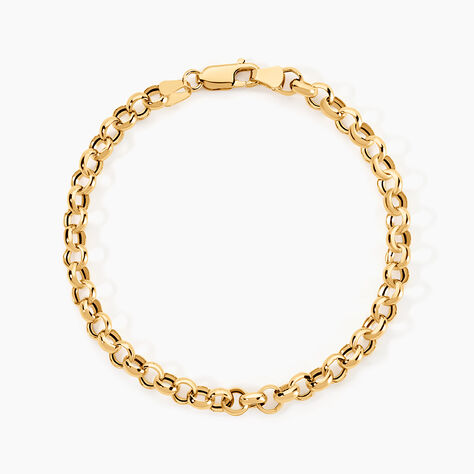 Bracelet Jodie Maille Jaseron Or Jaune - Bracelets cha&icirc;ne Femme | Histoire d&rsquo;Or