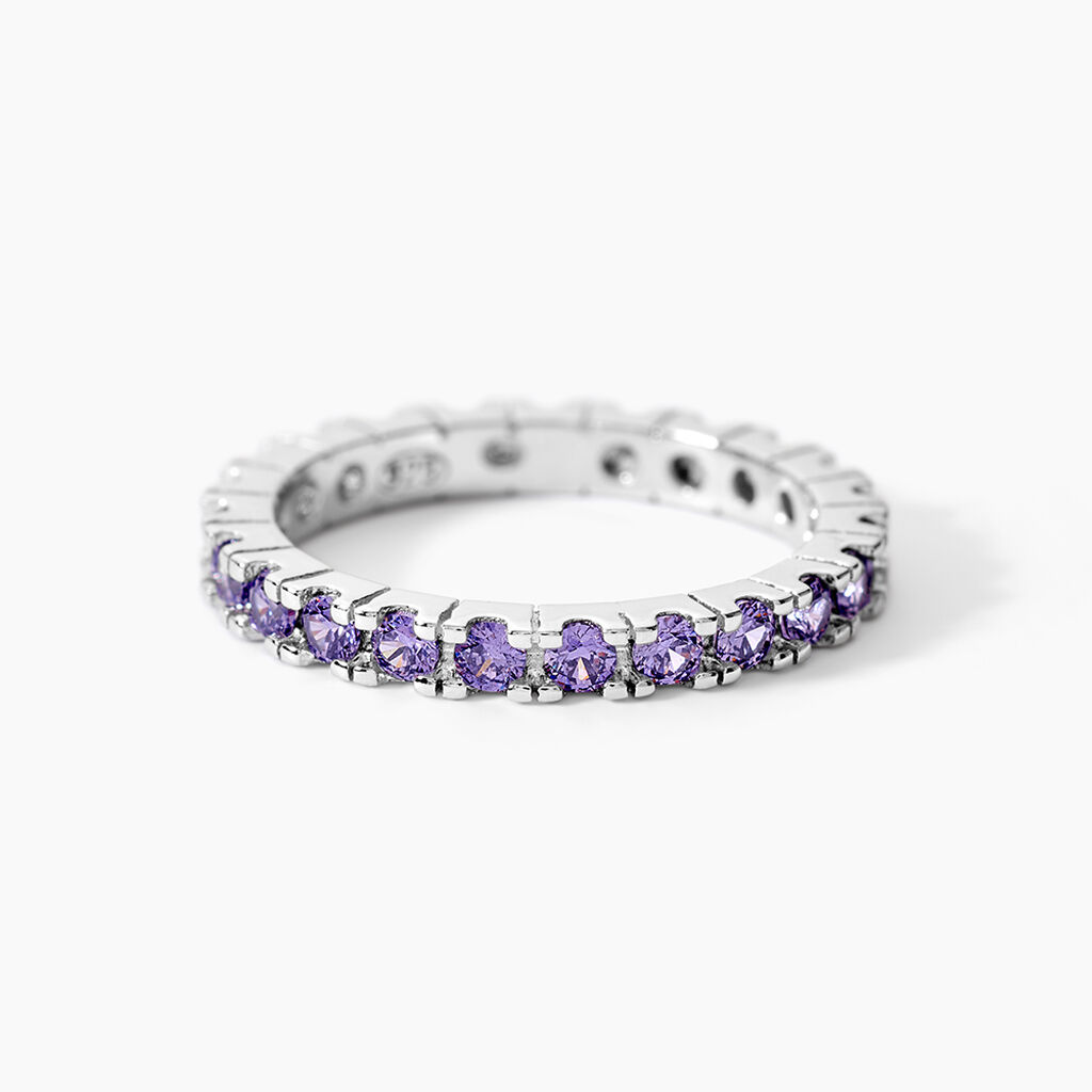 Bague Rio Argent Blanc Oxyde De Zirconium - Bagues avec pierre Femme | Histoire d&rsquo;Or