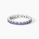 Bague Rio Argent Blanc Oxyde De Zirconium - Bagues avec pierre Femme | Histoire d&rsquo;Or