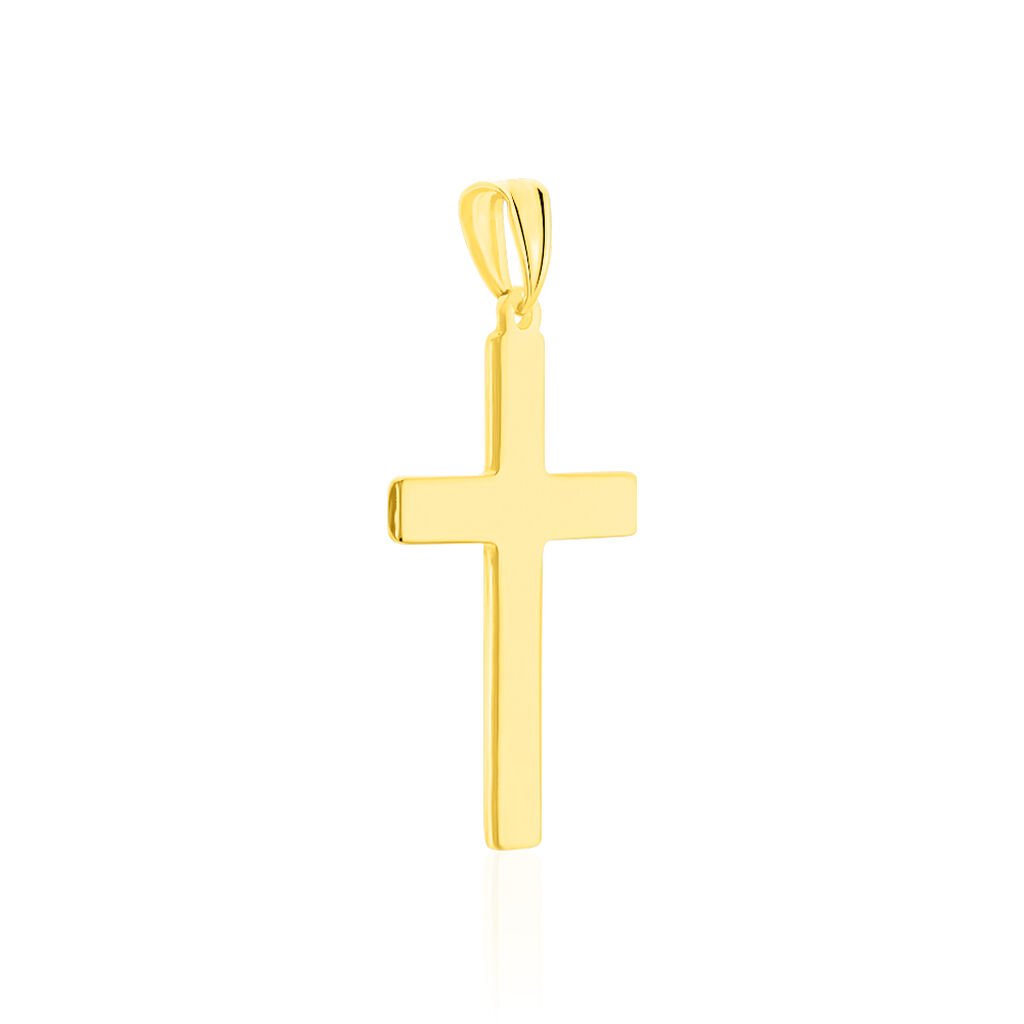Pendentif Benny Croix Ciselee Or Bicolore - Pendentifs Communion Femme | Histoire d&rsquo;Or