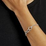 Bracelet Abassia Argent Blanc - Bracelets Femme | Histoire d&rsquo;Or