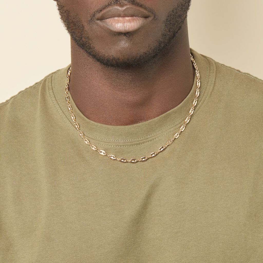 Collier William Plaqué Or Jaune - Chaines Homme | Histoire d’Or