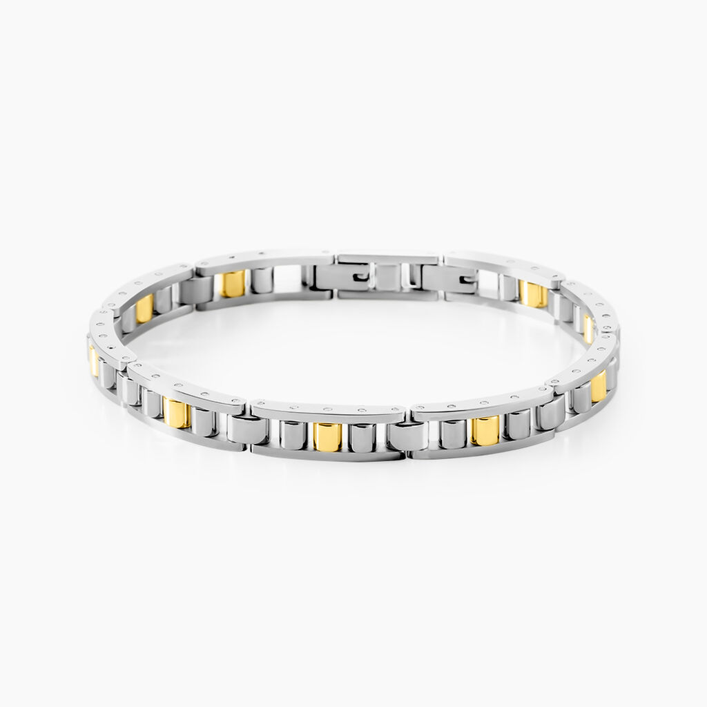 Bracelet Jourdan Acier - F&ecirc;te des p&egrave;res Homme | Histoire d&rsquo;Or