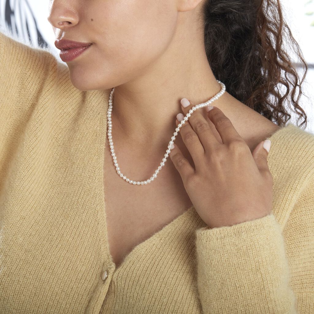 Collier Baroque Or Jaune Perle De Culture - Colliers Femme | Histoire d’Or