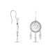 Boucles D'oreilles Pendantes Nemetona Argent Blanc Oxyde - Boucles d'oreilles pendantes Femme | Histoire d’Or