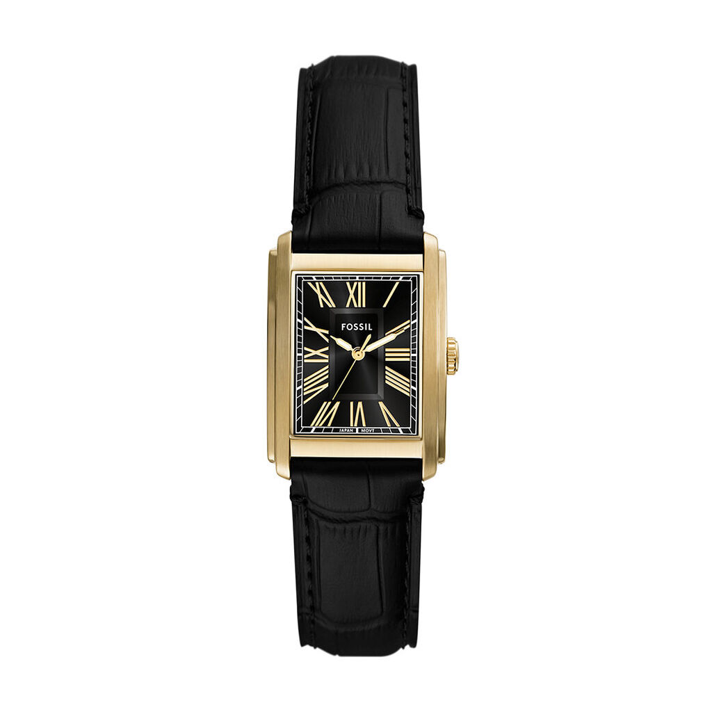 Montre Fossil Carraway Noir - F&ecirc;te des p&egrave;res Homme | Histoire d&rsquo;Or