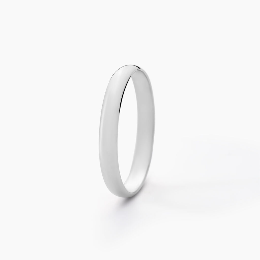 Alliance Meredithe Or Blanc - Alliances Unisex | Histoire d&rsquo;Or