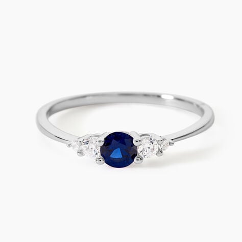 Bague Maiwen Argent Blanc Oxyde De Zirconium - Bagues solitaires Femme | Histoire d&rsquo;Or