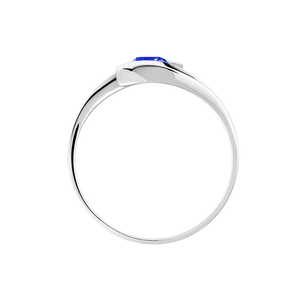Bague Tiphaine Or Blanc Saphir - Bagues solitaires Femme | Histoire d’Or
