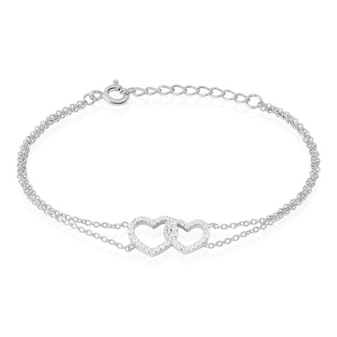 Bracelet Anne-ael Argent Blanc Oxyde De Zirconium - Bracelets fantaisie Femme | Histoire d’Or