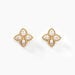 Boucles D'oreilles Puces Fionae Or Jaune Oxyde De Zirconium - Clous d'oreilles Femme | Histoire d’Or