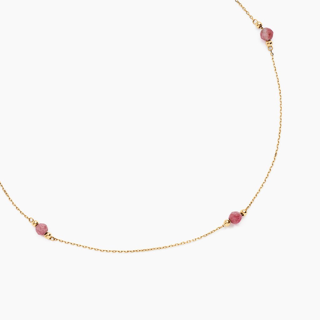 Collier Billy Or Jaune Tourmaline - Colliers Femme | Histoire d’Or