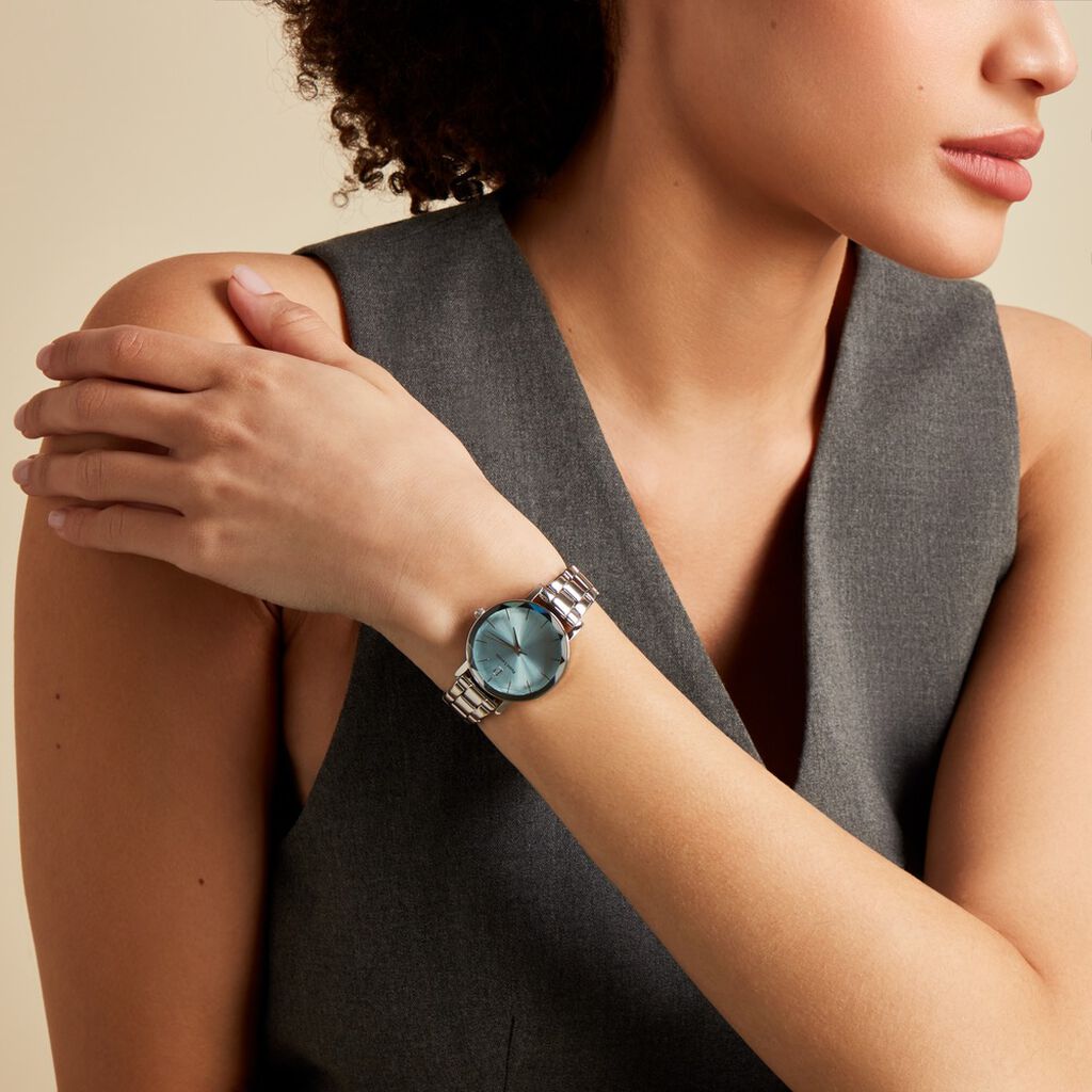 Montre Pierre Lannier Multiples Bleu Sky - Montres Femme | Histoire d’Or