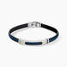 Bracelet Jourdan Cuir Bleu - Bracelets Homme | Histoire d’Or