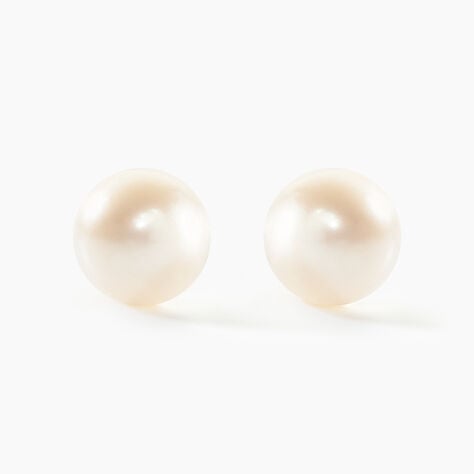 Boucles D'oreilles Puces Suki Or Jaune Perle De Culture - Clous d'oreilles Femme | Histoire d&rsquo;Or