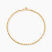 Bracelet Jerry Maille Corde Or Jaune - Bracelets cha&icirc;ne Femme | Histoire d&rsquo;Or