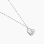 Collier Amadia Argent Blanc Oxyde De Zirconium - Colliers fantaisie Femme | Histoire d&rsquo;Or