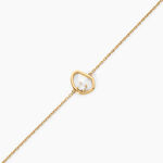 Bracelet Nadzeija Argent Dor&eacute; A L'Or 750/1000 Oxyde De Zirconium - Bracelets Femme | Histoire d&rsquo;Or