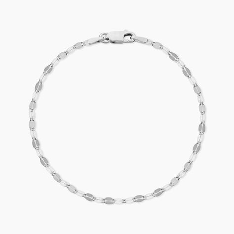 Bracelet Adelaide Argent Blanc - Bracelets Femme | Histoire d&rsquo;Or