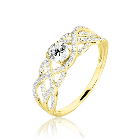 Bague Solitaire Liora Or Jaune Diamant - Bagues solitaires Femme | Histoire d’Or