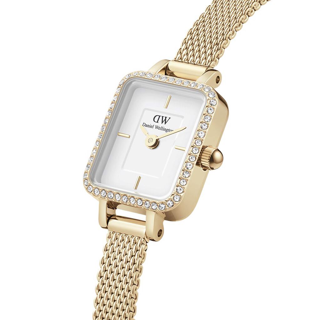 Montre Daniel Wellington Quadro Mini Blanc - Montres Femme | Histoire d&rsquo;Or