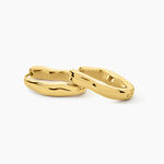 Cr&eacute;oles Mamamia Acier Jaune - Boucles d'oreilles cr&eacute;oles Femme | Histoire d&rsquo;Or