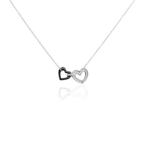 Collier Lineth Argent Blanc Céramique Oxyde De Zirconium - Colliers fantaisie Femme | Histoire d’Or