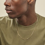 Cha&icirc;ne Igoa Maille For&ccedil;at Diamantee Or Jaune - Chaines Famille | Histoire d&rsquo;Or