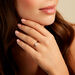 Bague Athena Platine Blanc Diamant - Bagues solitaires Femme | Histoire d’Or