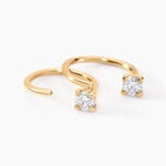 Cr&eacute;oles Ra Or Jaune Diamnt Synth&eacute;tique - Ear cuffs Femme | Histoire d&rsquo;Or
