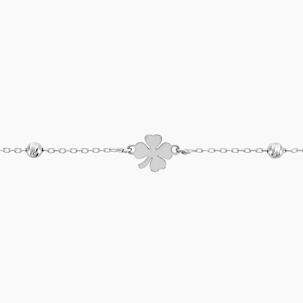 Bracelet Onelia Argent Blanc Cristal - Bracelets Femme | Histoire d&rsquo;Or