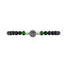 Bracelet Acier Lysane Boules Noires Vertes - Bracelets fantaisie Homme | Histoire d’Or