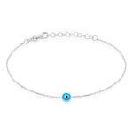 Bracelet Parad'eyes Argent Blanc - Bracelets Femme | Histoire d&rsquo;Or