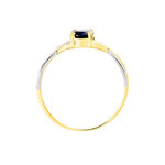 Bague Candice Or Jaune Saphir - Bagues solitaires Femme | Histoire d&rsquo;Or