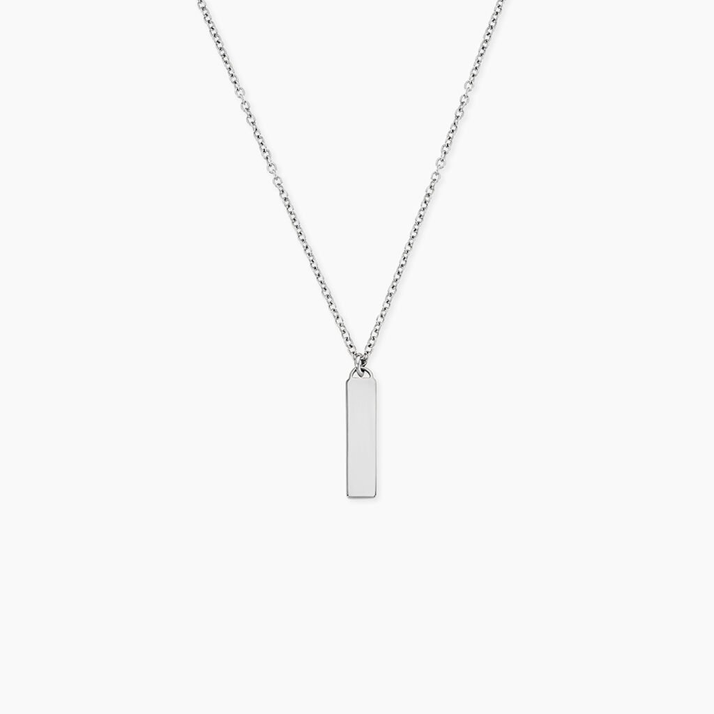 Collier Ursul Argent Blanc - Colliers fantaisie Homme | Histoire d&rsquo;Or
