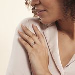 Bague Solitaire Crista Or Jauneamethyste Et Oxyde - Bagues solitaires Femme | Histoire d&rsquo;Or