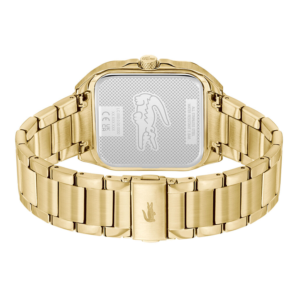 Montre Lacoste .12.12 Up Dor&eacute; - F&ecirc;te des p&egrave;res Homme | Histoire d&rsquo;Or