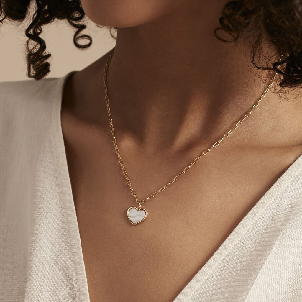 Collier Argent Dore Amour Toujours - Colliers fantaisie Femme | Histoire d’Or